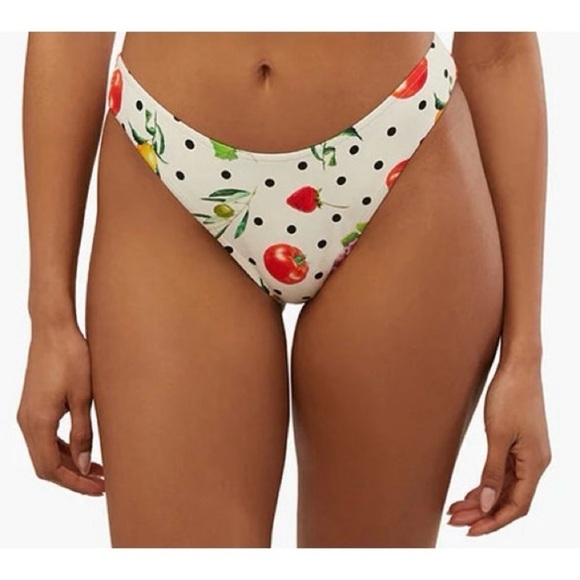 WeWoreWhat Other - NEW WEWOREWHAT Classic Scoop Fruits Bikini Bottoms